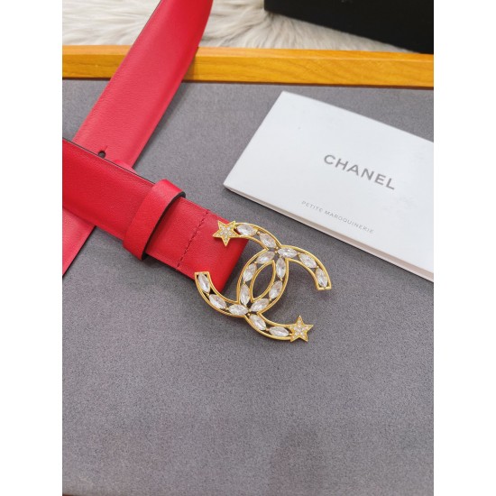 C-ANEL 香-儿女士皮带,3.0cm C-ANEL 香-儿女士皮带,3.0cm