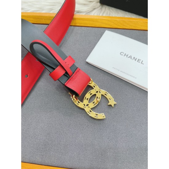 C-ANEL 香-儿女士皮带,3.0cm C-ANEL 香-儿女士皮带,3.0cm