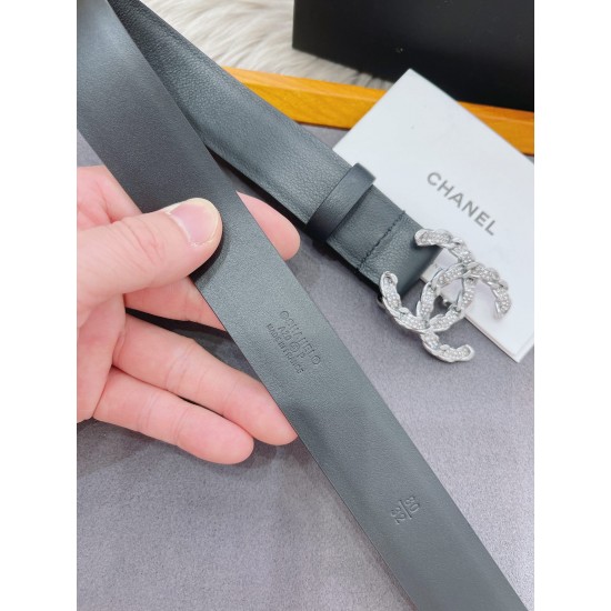 C-ANEL 香-儿女士皮带,3.0cm C-ANEL 香-儿女士皮带,3.0cm