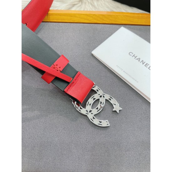 C-ANEL 香-儿女士皮带,3.0cm C-ANEL 香-儿女士皮带,3.0cm