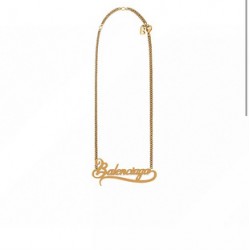 Hl76B20新款 巴黎世家 Balenciaga 项链  复古风 简单大方 大牌金质感饱满 ，搭配衣服超好看 ！