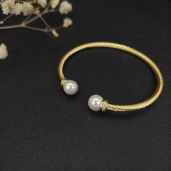 Hl75900David Yurman  3mm金色珍珠手镯。建议适合佩戴的手围15-19cm
