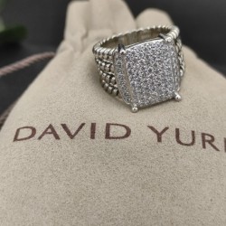 Hl75700David Yurman 大号密钉钻戒指满钻  尺寸：美号，6-7-8-9，四个号