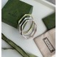 新品❤Hl743C60️[明星款式]LinktoLove系列镜面戒指肖战同款 可多个叠戴  好看到不行