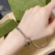 古家 字母链结款开口手镯,适合手腕14~17# 重约11.5克,支持预定 古家 字母链结款开口手镯,适合手腕14~17# 重约11.5克,支持预定