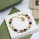 HL600A30Gucci 古驰 彩钻手链 亚金材质 带虎头尾牌 HL600A30Gucci 古驰 彩钻手链 亚金材质 带虎头尾牌