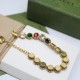 HL600A30Gucci 古驰 彩钻手链 亚金材质 带虎头尾牌 HL600A30Gucci 古驰 彩钻手链 亚金材质 带虎头尾牌
