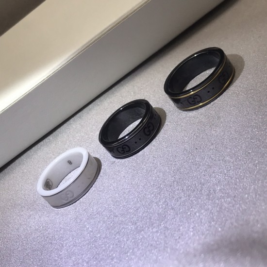 戒指 金白 白金白 金黑 白金黑 编号:D0268A15 戒指 金白 白金白 金黑 白金黑 编号:D0268A15