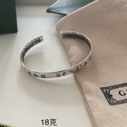 [新品]“Maison de l&#x27;Amour”纯银手镯 男女同款