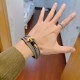 双G经典款系列复古银手链手绳 手绳尺寸:18.5>19.5>20.5>21.5厘米 细节对版做旧处理 非市面亮面版型 这款一直在出 古驰里面热卖款 非常好搭配潮流衣服 双G经典款系列复古银手链手绳 手绳尺寸:18.5>19.5>20.5>21.5厘米 细节对版做旧处理 非市面亮面版型 这款一直在出 古驰里面热卖款 非常好搭配潮流衣服
