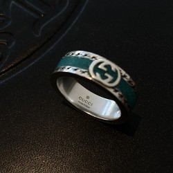 HL98A50绿色珐琅戒指