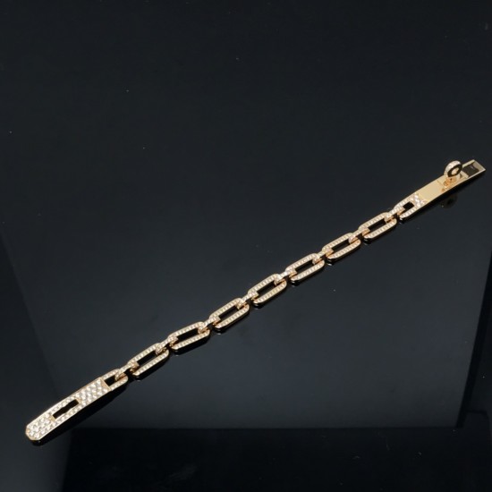 新品满天星满钻猪鼻子手链 编号:GH649A60 长度:16.5/18厘米 新品满天星满钻猪鼻子手链 编号:GH649A60 长度:16.5/18厘米