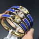 新品猪鼻子珐琅手镯 编号:GW24A80 黄金 白金 玫瑰金 17.19# 新品猪鼻子珐琅手镯 编号:GW24A80 黄金 白金 玫瑰金 17.19#