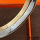 V金材质 2140C20加厚版。 爱马仕纽扣半钻手镯，高级精工版[色][色]众多网红同款 高碳钻 太考验师傅的手艺了 要确保每颗钻都镶嵌好[色][色] 高端定制 女神 都爱爱马仕火爆 手镯 ✨1:1