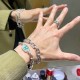 Hl77A65。新款爱马仕手链加厚版 铂金版。高级精工版[色][色]众多网红同款 爱马仕手链❗️太考验师傅的手艺了 要确保每个细节都到位不简单[色][色] 高端定制 男女同款 爱马仕火爆 ✨1:1