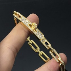 新品满天星满钻猪鼻子手链 编号：GH649A60 长度：16.5/18厘米