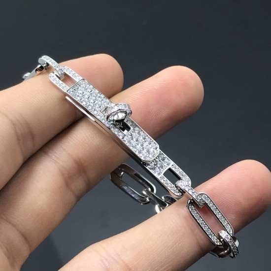 新品满天星满钻猪鼻子手链 编号:GH649A60 长度:16.5/18厘米 新品满天星满钻猪鼻子手链 编号:GH649A60 长度:16.5/18厘米