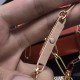 项链 新品猪鼻子多节镶钻颈链 黄金 白金 玫瑰金 高版本精品 编号:H357A90 项链 新品猪鼻子多节镶钻颈链 黄金 白金 玫瑰金 高版本精品 编号:H357A90