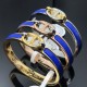 新品猪鼻子珐琅手镯 编号:GW24A80 黄金 白金 玫瑰金 17.19# 新品猪鼻子珐琅手镯 编号:GW24A80 黄金 白金 玫瑰金 17.19#
