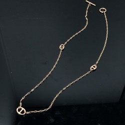 新品猪鼻子光面项链 编号：CL316800