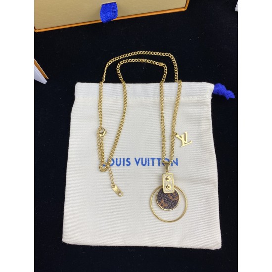 HL89801驴家项链,金属饰件处裹有标志性Monogram Eclipse帆布 HL89801驴家项链,金属饰件处裹有标志性Monogram Eclipse帆布