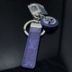 钥匙扣 新品蓝色皮钥匙扣 编号:B8165758 钥匙扣 新品蓝色皮钥匙扣 编号:B8165758