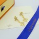 Hl64760驴家四叶花耳钉,三色 Hl64760驴家四叶花耳钉,三色