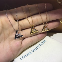 新款单钻大小Ｖ字项链 现货 编号：BL21504650