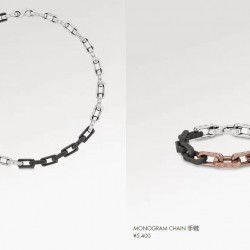 新品间色竹节项链 编号：FJ047A50
