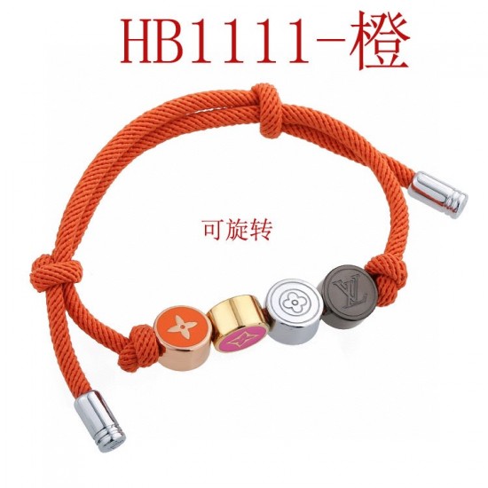 LV编制绳手镯返单 颜色:青色,橙色,粉色,黑色,红色,咖啡色,蓝色,黄色-HL111682 LV编制绳手镯返单 颜色:青色,橙色,粉色,黑色,红色,咖啡色,蓝色,黄色-HL111682