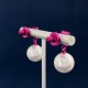 HL9222700 Valentino华伦天奴玫色满钻方形铆钉吊树脂珍珠耳钉 黄铜材料电镀18K金 尺寸约:总高2.8cm*铆钉直径0.9cm*树脂珍珠直径1.4cm HL9222700 Valentino华伦天奴玫色满钻方形铆钉吊树脂珍珠耳钉 黄铜材料电镀18K金 尺寸约:总高2.8cm*铆钉直径0.9cm*树脂珍珠直径1.4cm