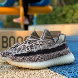 350v2麻灰 性价比版本 Adidas Yeezy 350 V2 卡其灰 麻灰椰子情侣休闲鞋 FZ126 尺码：36-48