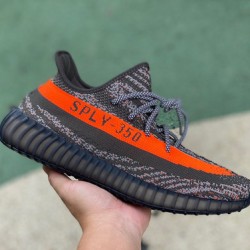 椰子350v2灰橙3.0 s2纯原版 Adidas Yeezy Boost 350 V2 灰橙3.0 跑步鞋 HQ7045