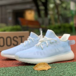 350v2半透明白蓝 adidas Yeezy 350 V2 白蓝 半透明 爆米花 专属 GW2869