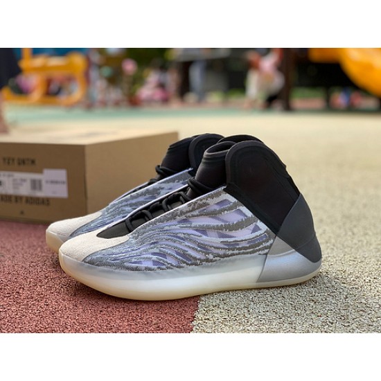 椰子篮球鞋 纯原版 Adidas Yeezy Basketball QNTM 黑灰拼接休闲版椰子篮球鞋 Q46473 尺码:40-46.5 椰子篮球鞋 纯原版 Adidas Yeezy Basketball QNTM 黑灰拼接休闲版椰子篮球鞋 Q46473 尺码:40-46.5