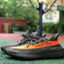 350v2黑灰橙 特供版LJR出品  Adidas Yeezy 350 V2黑灰橙 椰子HQ7045