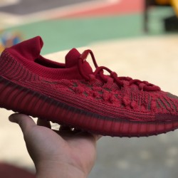 椰子350v2石板红 Adidas Yeezy 350 V2 CMPCT 石板红 椰子 跑步鞋 GW6945