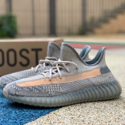 350v2灰蓝橙 性价比版真爆米花 Adidas Yeezy 350 V2 灰蓝橙 椰子灰天使侧透情侣 FZ5421 尺码：36-48