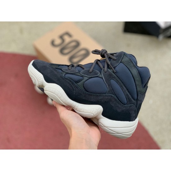 椰子500高帮 Adidas Yeezy 500 High“ Slate” 椰子500黑白麂皮 高帮 FW4968 尺码:39-46.5 椰子500高帮 Adidas Yeezy 500 High“ Slate” 椰子500黑白麂皮 高帮 FW4968 尺码:39-46.5