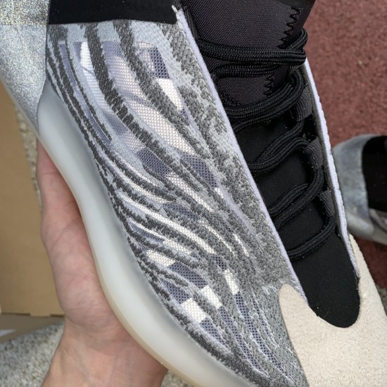 椰子篮球鞋 纯原版 Adidas Yeezy Basketball QNTM 黑灰拼接休闲版椰子篮球鞋 Q46473 尺码:40-46.5 椰子篮球鞋 纯原版 Adidas Yeezy Basketball QNTM 黑灰拼接休闲版椰子篮球鞋 Q46473 尺码:40-46.5