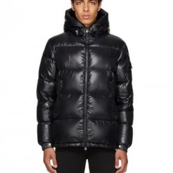 Moncler Men&#x27;s Black Ecrins Down Jacket