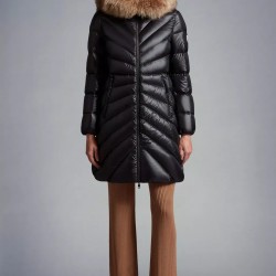 Moncler Chandre Long Down Jacket
