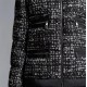 MONCLER Orange Tweed Down Jacket MONCLER Orange Tweed Down Jacket