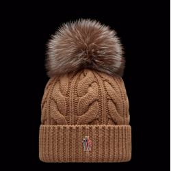 MONCLER GRENOBLE BEANIE WITH POM POM