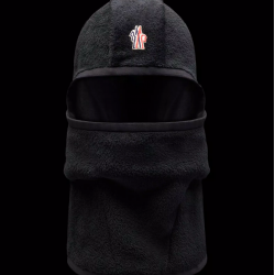 MONCLER GRENOBLE VELVET FLEECE CAGOULE