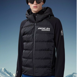 MONCLER GRENOBLE PADDED ZIP-UP HOODIE
