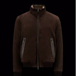 Doudoune en daim Moncler Fayal