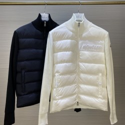 Moncler Jacket 蒙口22款M0蒙家男女同款针织羽绒拼接羽绒服
