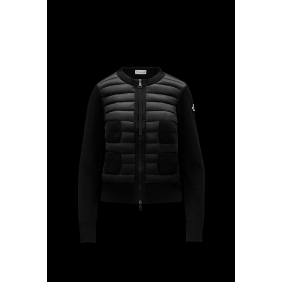 MONCLER Wool and nylon cardigan MONCLER Wool and nylon cardigan
