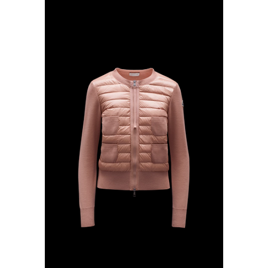 MONCLER Wool and nylon cardigan MONCLER Wool and nylon cardigan